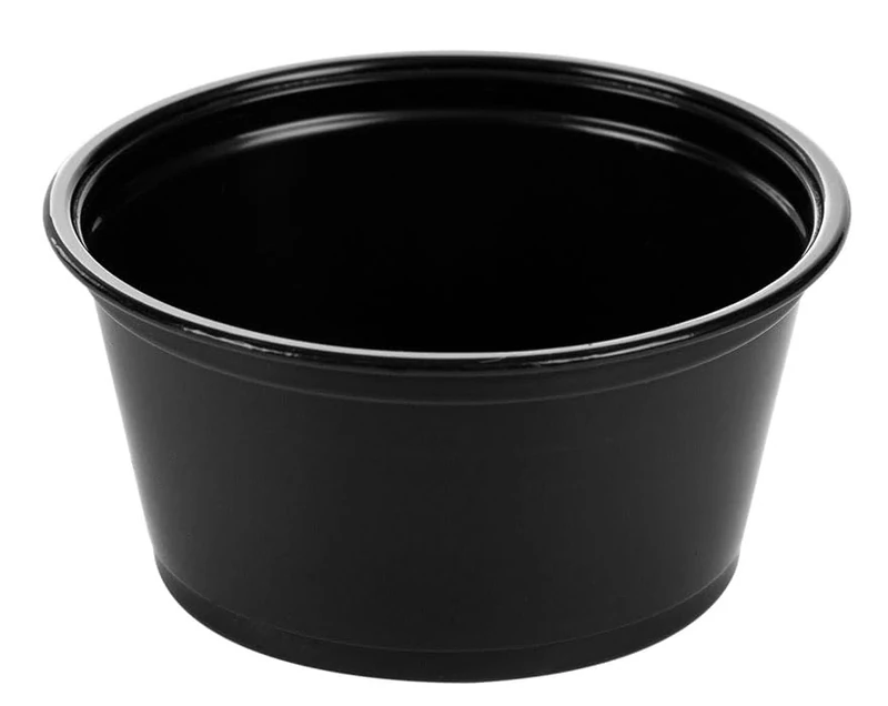 Bunzl Saucer Pp Black - 60 Ml