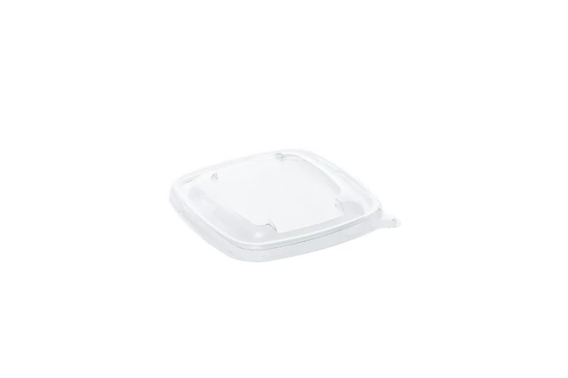 Transparent Rpet Lid For Bagasse Container - 375 Ml