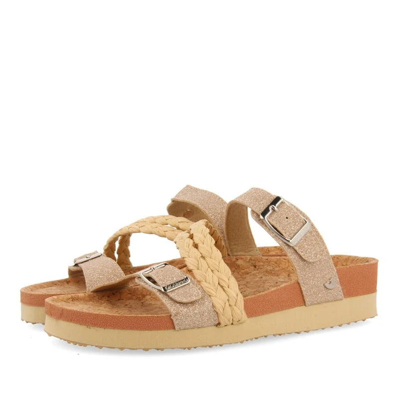GIOSEPPO LOUPIAN, Women's Flip Flops, Gold, 41 EU, gold, 8.5 UK