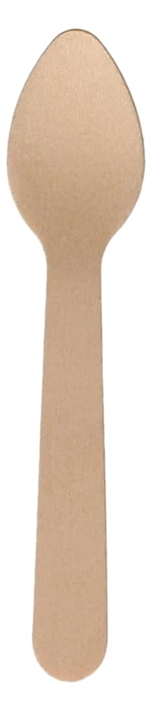 Bunzl Wooden Spoon Individually Packed - 11 cm