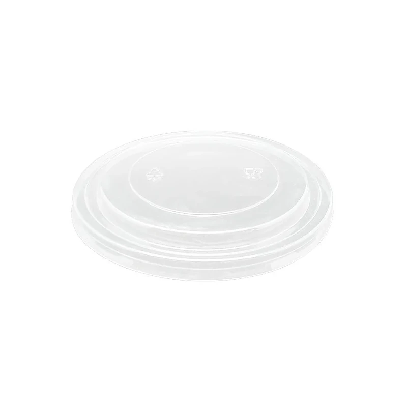 Clear Flat Pet Lid For Kraft Salad Bowl 750 Ml