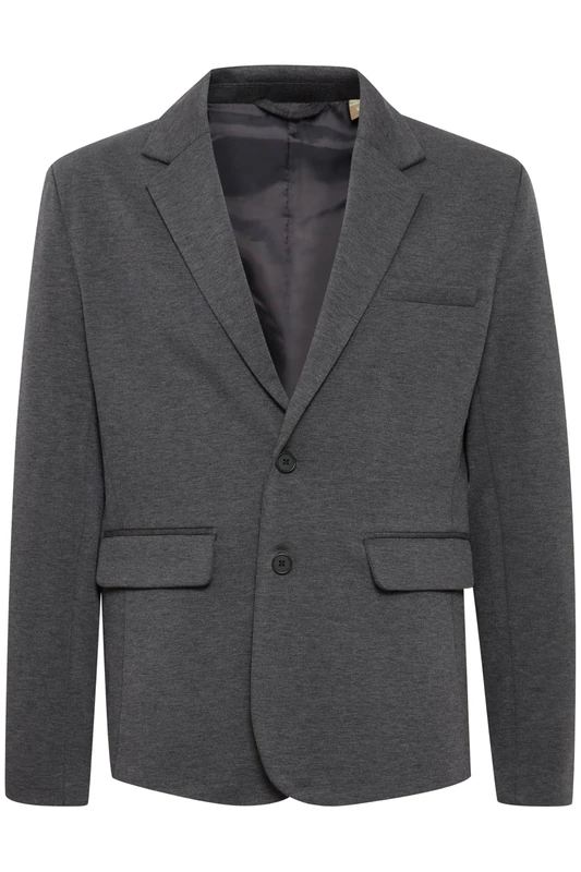 Blend Men's Blazer-Plain Colour, 200278/Charcoal Mix, 42R
