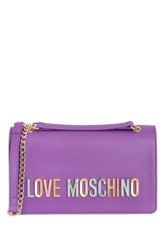Love Moschino Women's jc4302pp0i Shoulder Bag, Purple, 25X15X8
