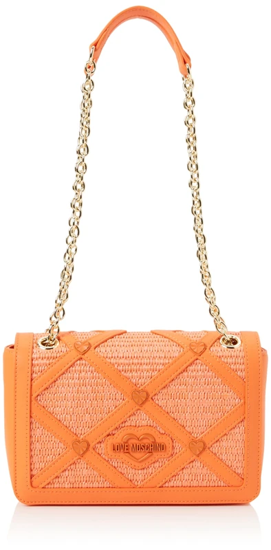 Love Moschino Women's jc4313pp0i Shoulder Bag, Orange, 23X16X8