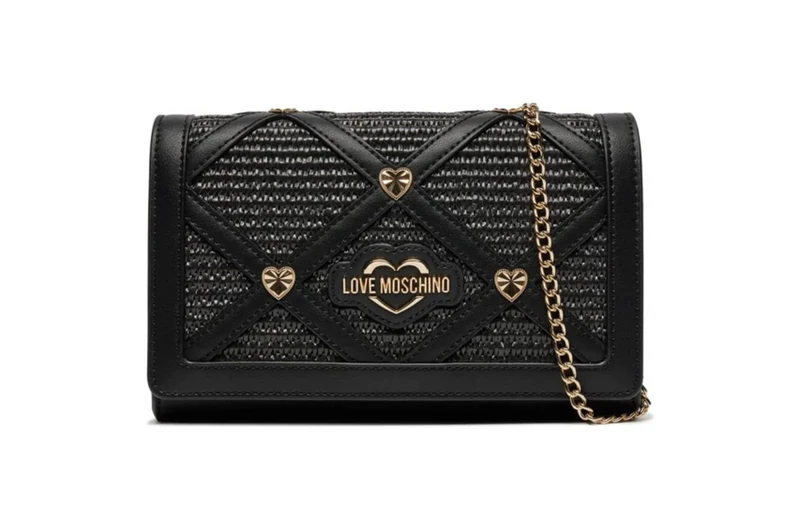 Love Moschino Women jc4314pp0i Shoulder Bag, Black, 22X14X7
