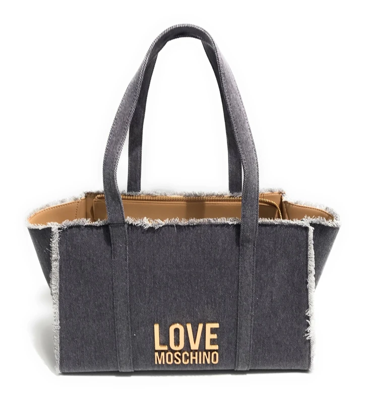 Love Moschino, Women's Shoulder Bag, denim, 35X23X13