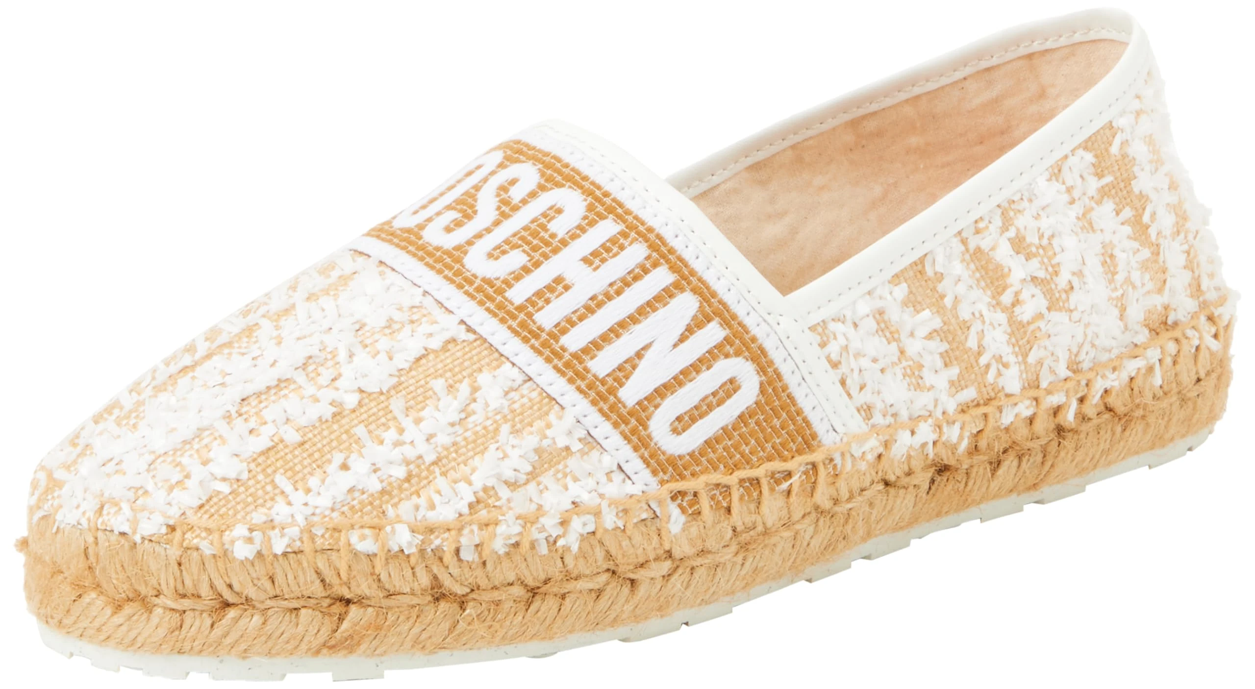 Love Moschino Women's ja10562g0i SCARPAD.ESPA5 TESS AVELLANO, White, 4 UK