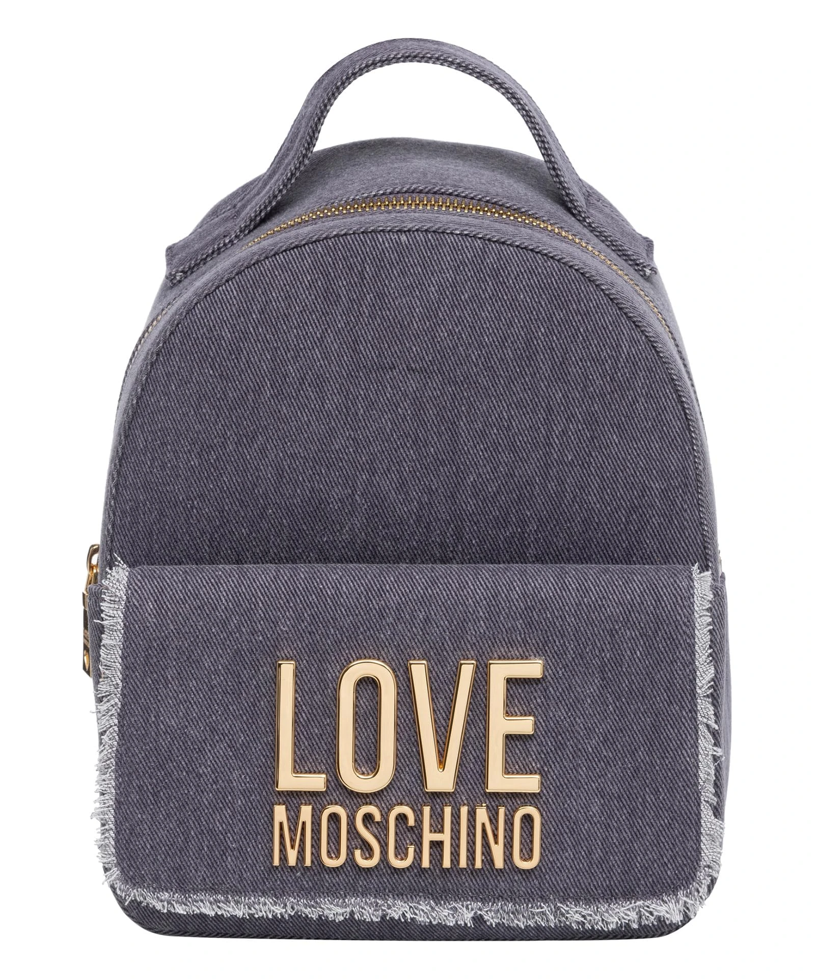 Love Moschino women backpack denim scuro