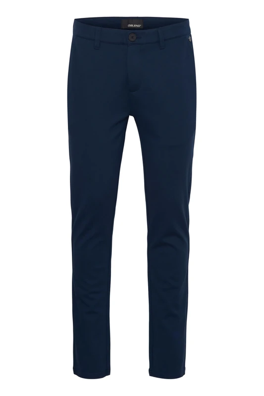 Blend Men's Plain Colour Business Casual Pants, 194024/Dress Blues, 31 W/32 L