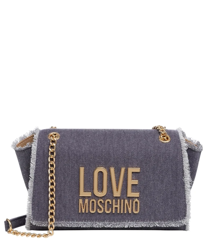 Love Moschino women shoulder bag denim scuro