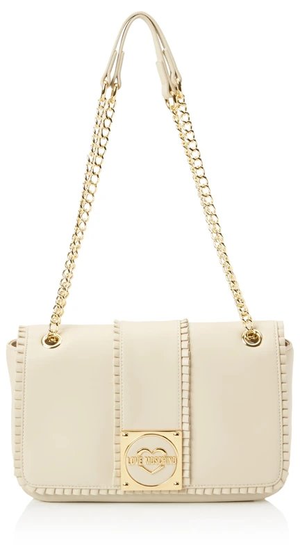 Love Moschino JC4270PP0IKF0110, Women's Shoulder Bag, Ivory, ivory (ral 1013), 26X17X7