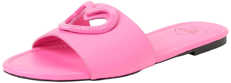 Love Moschino JA28431G0IIAX604, SABOTD.MICROLITE15 Women's Calf, Fuchsia, EU 36, Fuchsia, 4 UK