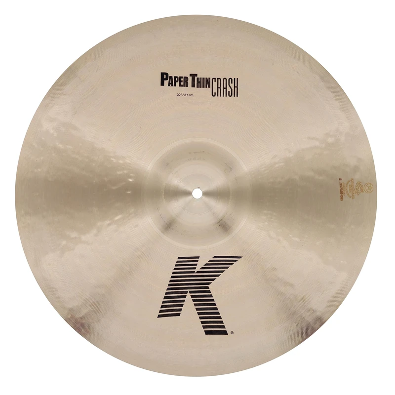 Zildjian K2820 K-Series Paper Thin Crash 20" - Crash Cymbal