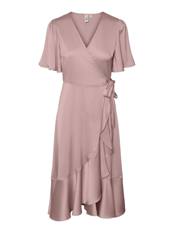 Y.A.S YAS Women's Dress, Pale Mauve, M