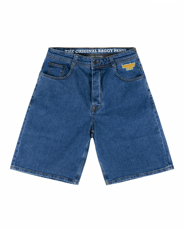 Homeboy Unisex X-Tra Monster Denim Shorts, Washed Blue, 30 - Image 1