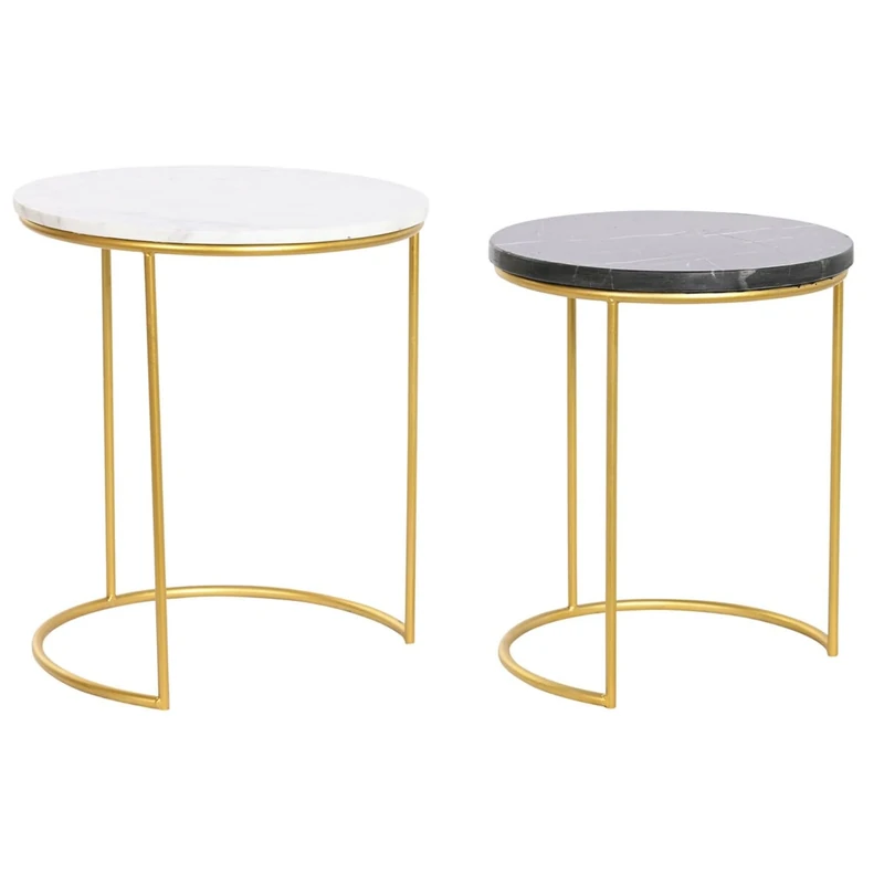 DKD Home Decor Set of 2 Tables, Standard