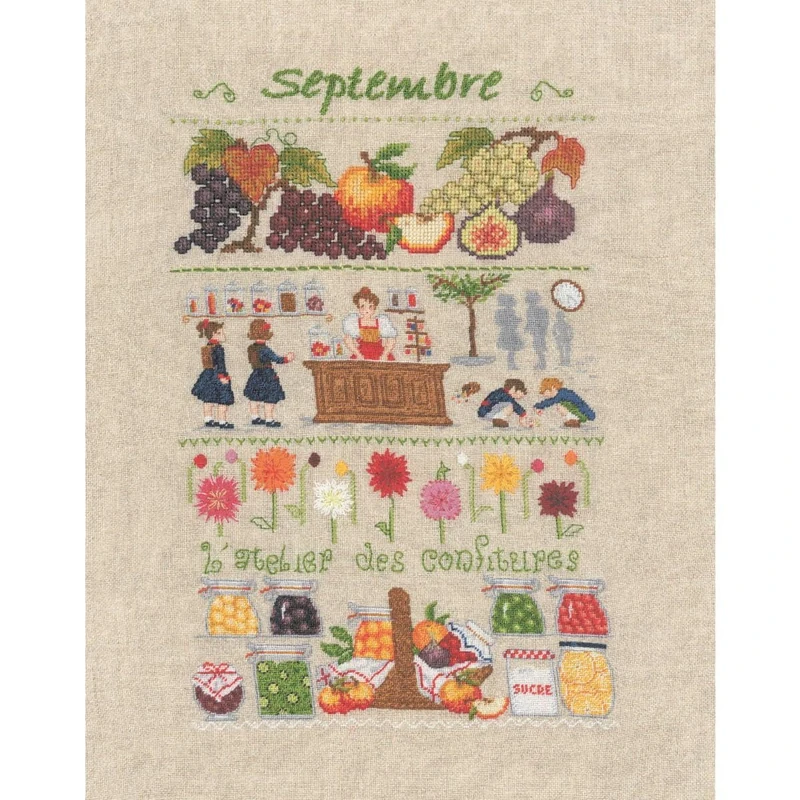 Le Bonheur des Dames Cross Stitch and Petit Point Embroidery Kit