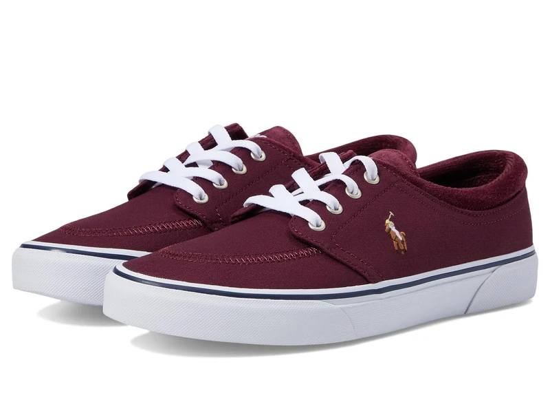 Polo Ralph Lauren Men's Faxon X Sneaker, Harvard Wine, 8 UK