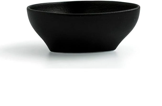 Ariane Bowl Anthracite Triangle Ceramic Black (12 cm) (Pack of 12) - Image 1