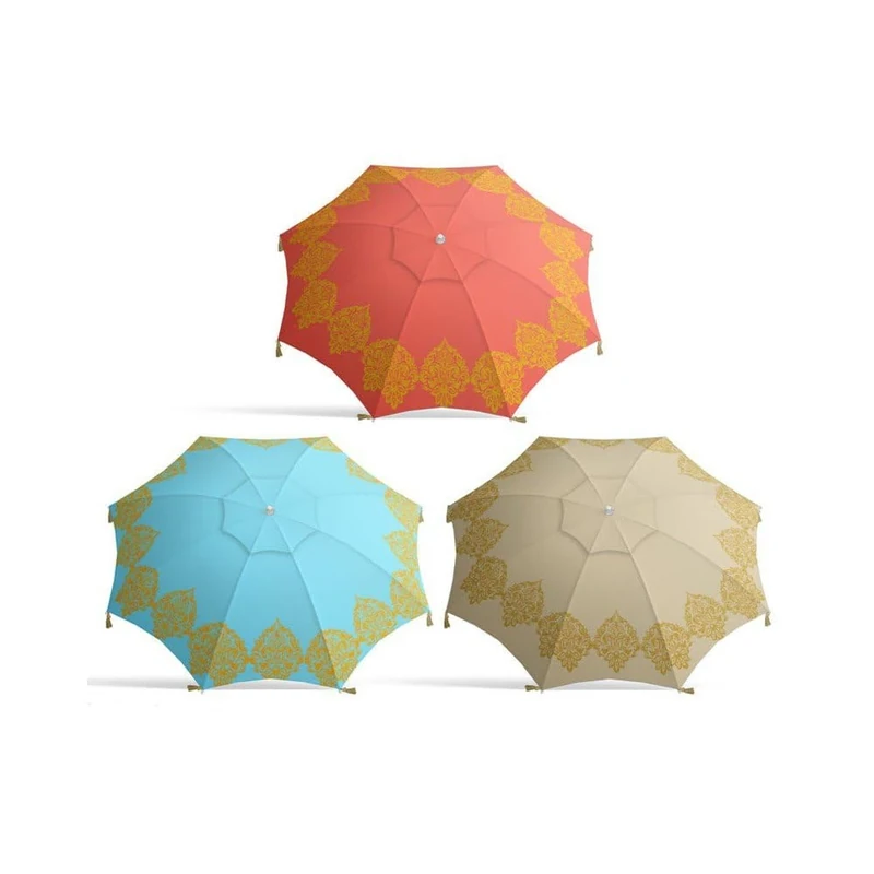 BigBuy Garden Parasol, Multicoloured, Standard, multicoloured, Estándar