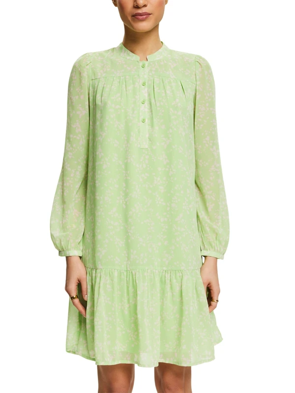 ESPRIT Women's 994ee1e304 Dress, 333/Light Green 4, 8