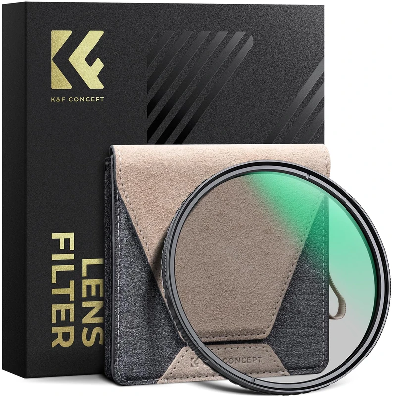 K&F CONCEPT 58mm CPL Lens Filter with Brass Frame Circular Polarizing Filters 36-Layer Coating Optical Glass Polarizer for Camera Lens (Nano-X PRO Series)