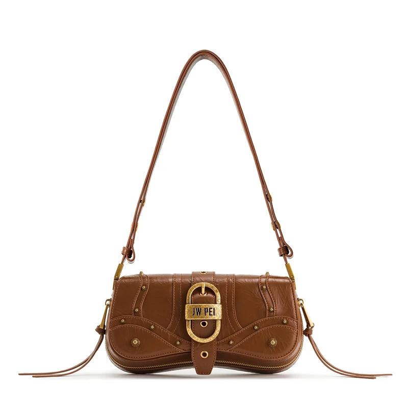JW PEI Women's Joy Shoulder Bag - Buckle Brown