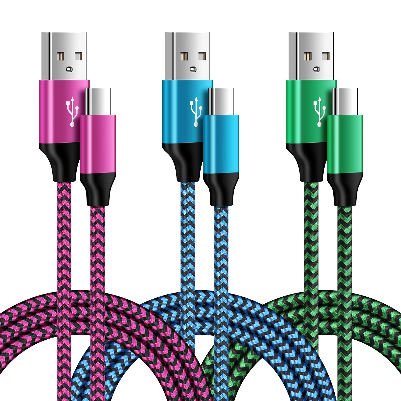 USB C Fast Charger Cable,[3Pack 3FT] Type C Samsung Charger Cable Fast Charge,USB C Phone Charger Cable Lead Fast Charging for Samsung Galaxy S24 S23 S21 S20 S10 S9 A15 A55 A14 A34 A53 A54,Huawei,PS5