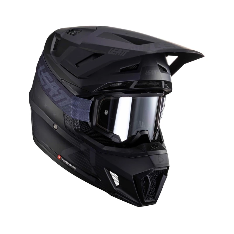 HELMET WITH GOGGLES LEATT KIT MOTO 7.5 V24 STEALTH (59-60CM) L - Image 1