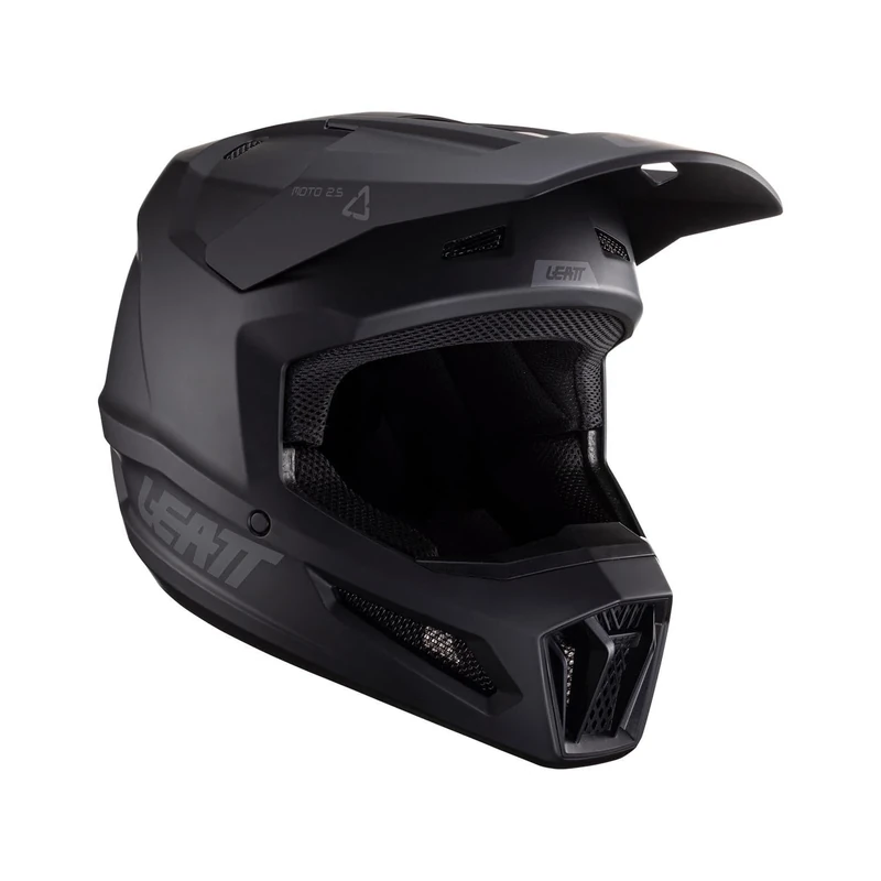 LEATT MOTO 2.5 V24 STEALTH HELMET (57-58CM) M