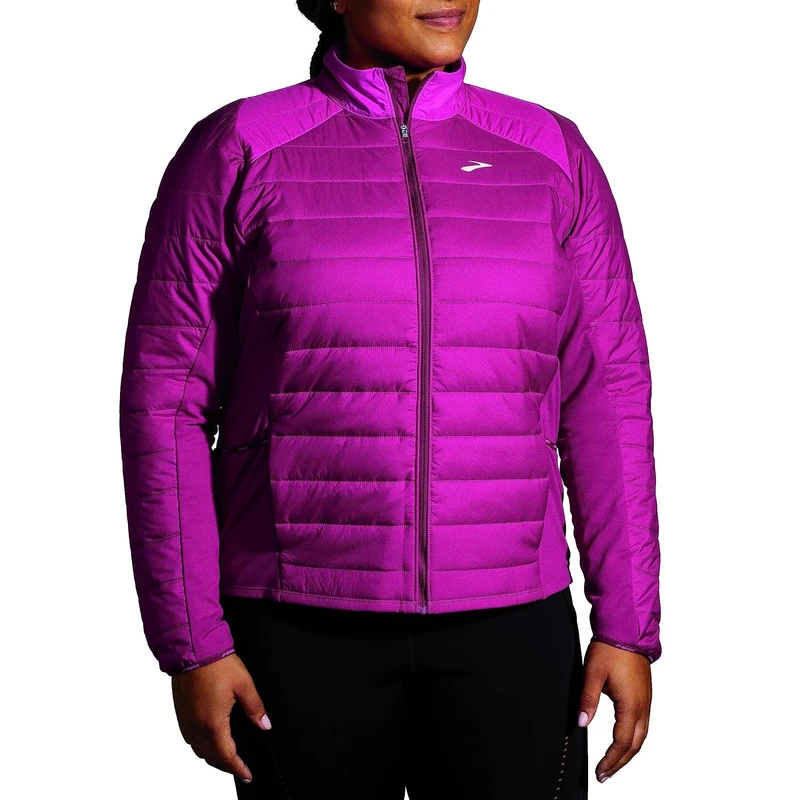 BROOKS 221557679 Shield Hybrid Jacket 2.0 Jacket Women's Viola Size 25