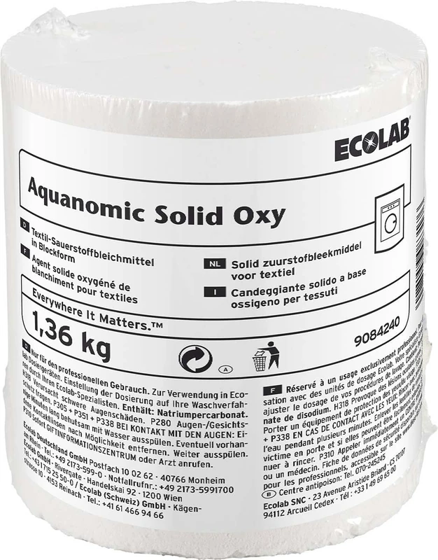 AQUANOMIC 29070 Solid Oxy Blanqueante Solido para Textiles for Adults, Ideal for Everyday use