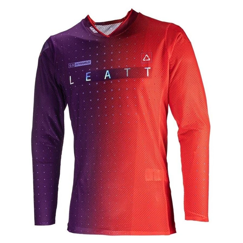 Leatt Men's Motocross T-Shirt, Purple, XL