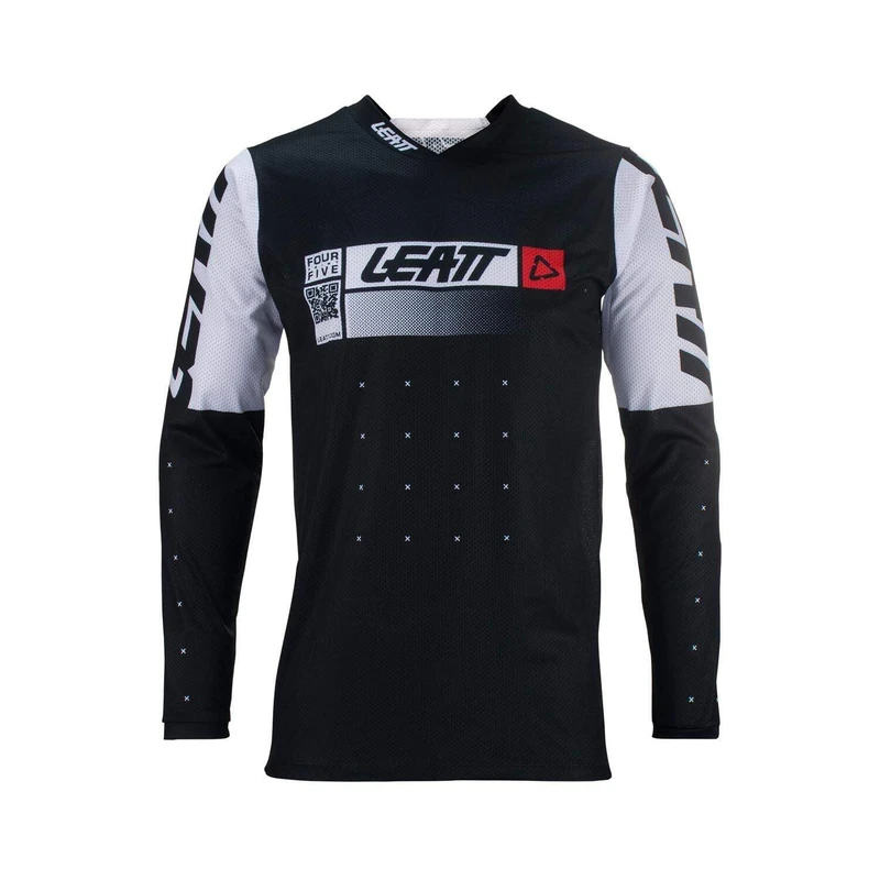 Leatt Men's Motocross Shirt, Black, M