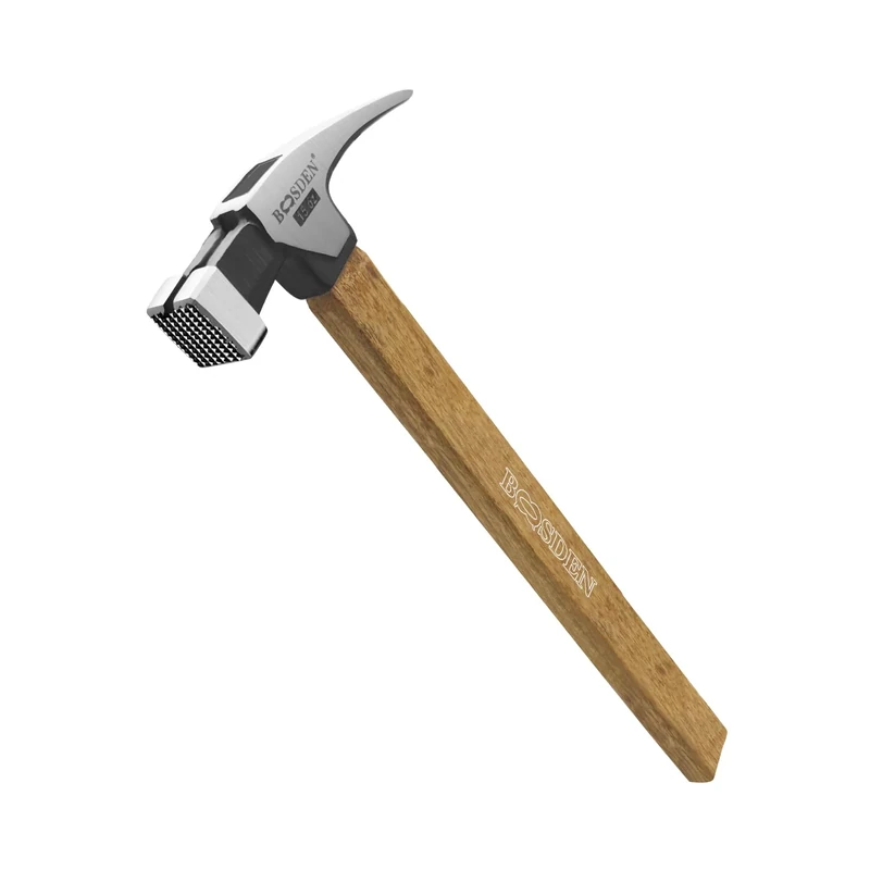 BOOSDEN 15 oz Framing Hammer - Milled Steel Head, Magnetic Nail Holder