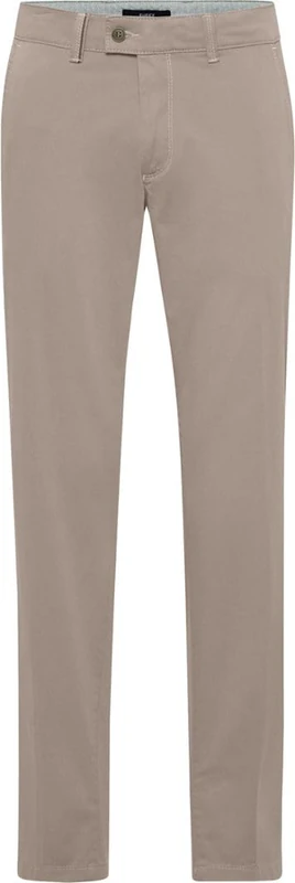 Eurex by Brax Men's Jim Cotton Daily Friend Flatfront Slacks, Beige, 38 W/34 L