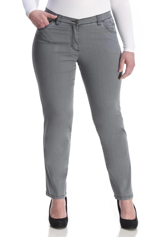 KjBrand Women's Babsie Jeans Superstretch Trousers, Denim Grey, 16