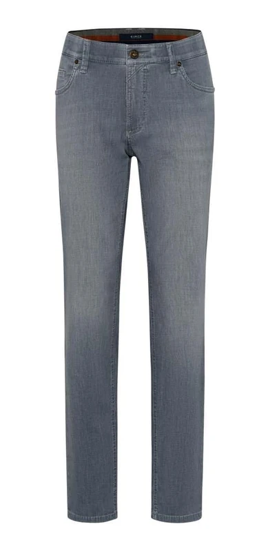 EUREX by Brax Men's Luke Power Denim Jeans, Gray, 38 W/32 L
