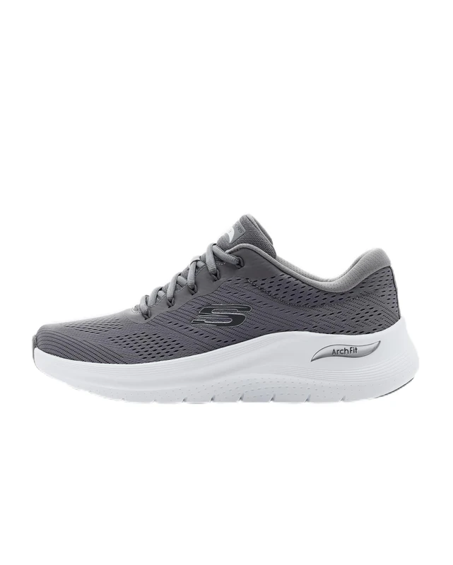 Skechers Men's Arch Fit 2.0 Sneaker, Grey Mesh Synthetic, 5.5 UK