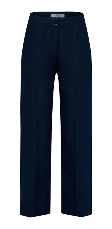 BRAX Women's Style Maine S Pant with Casual Silhouette Slacks, Navy, 26W x 32L