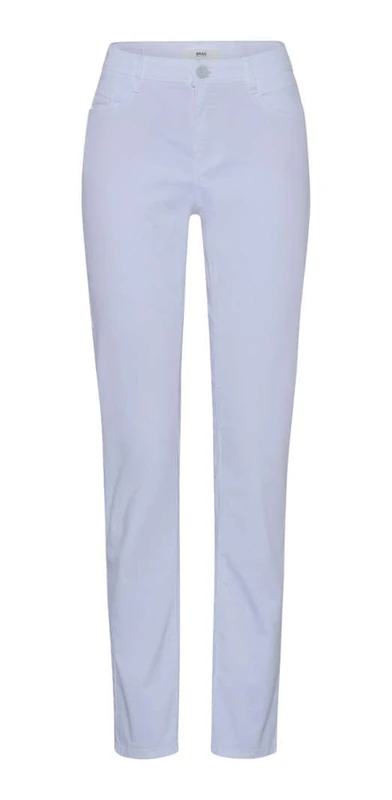 BRAX Women's Style Mary Elegant-Sportive Five-Pocket-Hose Slacks, White, 38W x 30L