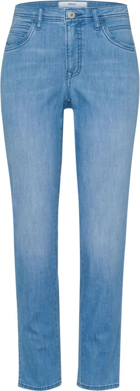 BRAX Women's Style Mary S Elegant-Sportive Five-Pocket Trousers Jeans, Used Summer Blue, 29W x 34L