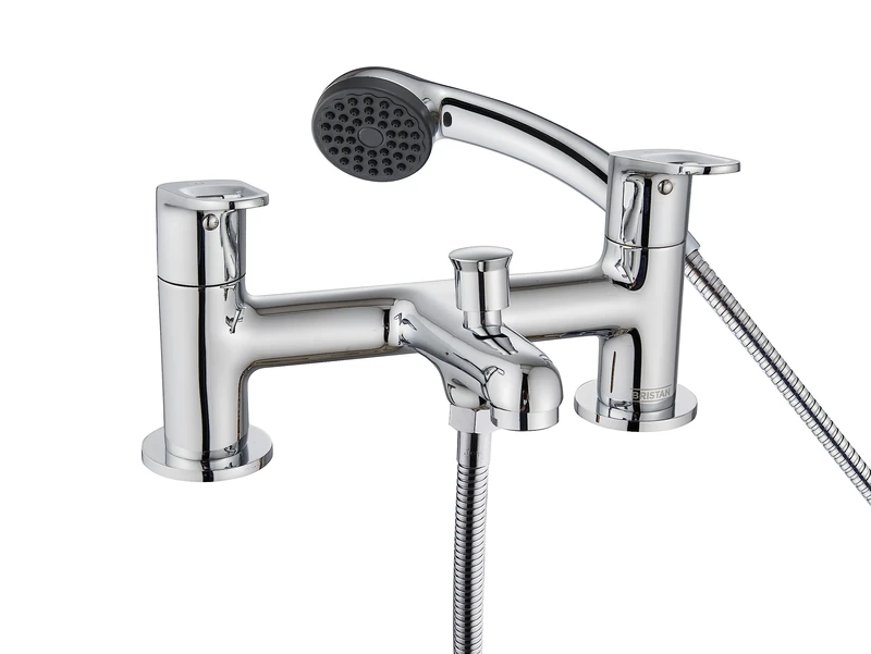 Bristan Essentials Iris Bathroom Taps, Bath Shower Mixer