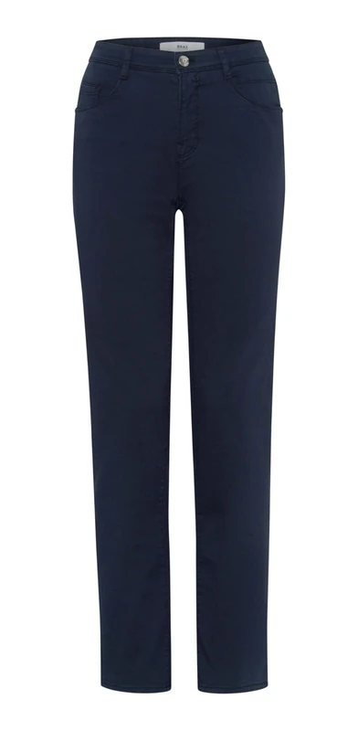 Brax Women's Style Mary Elegant Sporty Five Pocket Trousers Casual Trousers, Blue (Perma Blue), 32W x 32L