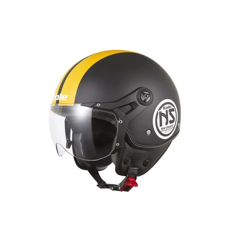 Eole Jet Helmet New Standard Black & Yellow, Size L (59-60cm)