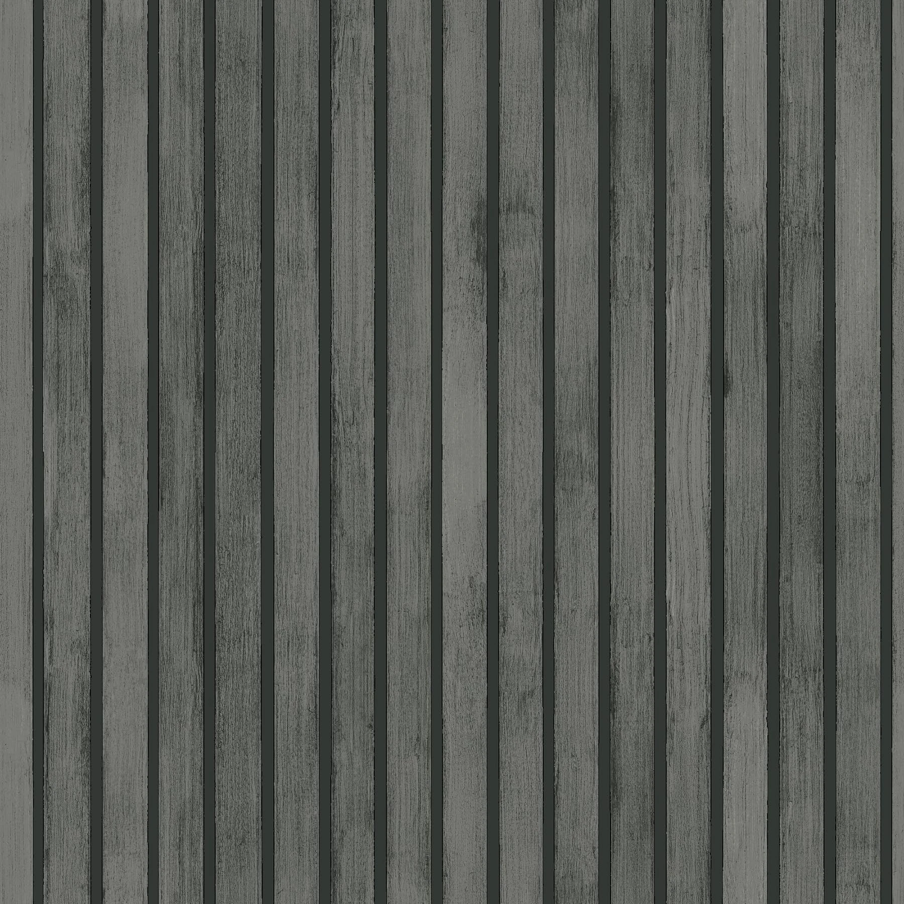 Arthouse | Wood Slats Charcoal Grey Wallpaper | Photographic Wood Slat Design | Modern Grey Wash Finish | Easy to Apply, Paste The Paper | 1005 x 53cm