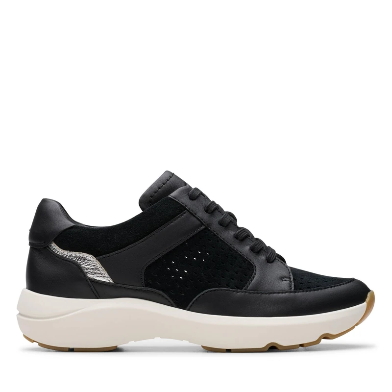 Clarks Tivoli Walk Womens Black Combi, 8