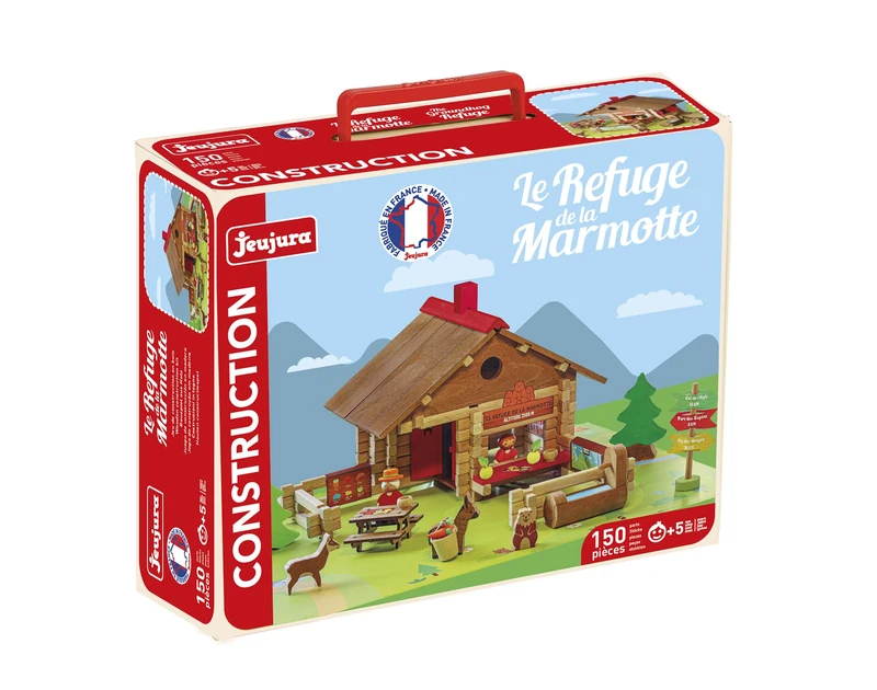 Jeujura 8090 Le Refuge de La Marmotte - 150 Piece Wood Set