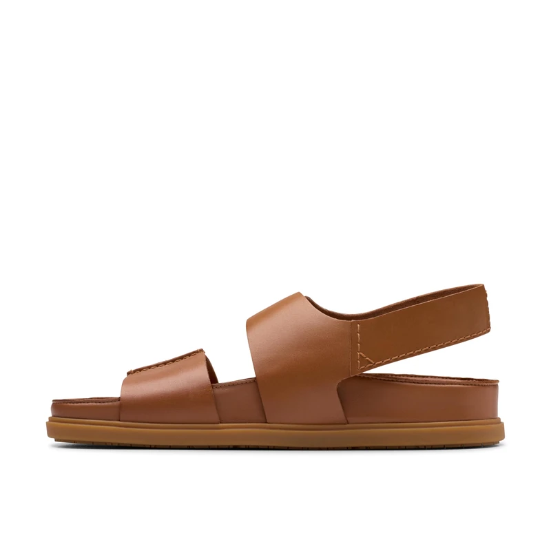 Clarks Torford Strap Mens Tan Leather, 9.5
