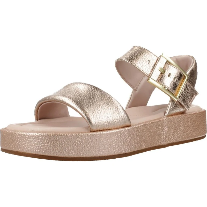 Clarks Womens Alda Strap Sandal, Copper Metallic, 5.5 UK
